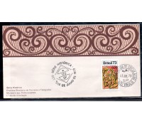 Fdc019B/1973  Acontecimentos Históricos - Centenáio da Cinvenção de Itu 35.820 CBC+1º Dia