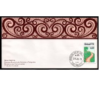 Fdc019D/1973  Acontecimentos Históricos - Centenário da Estrada da Graciosa 35.822 Carimbo 1º dia