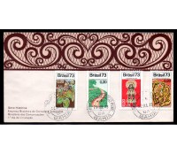 Fdc023A/1973 Acontecimentos Históricos C785/788 - 35.823 carimbo da BA