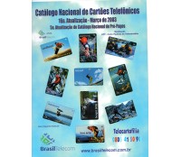Catálgo Nacional de Cartões Telefônicos - 16º Atualização - Março de 2003 nova  5.970