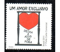 C3161 Campanha de Prevenção da Aids - Amor Exclusivo 36.069 Mint