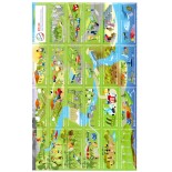 C3188/3211 Rio + 20 Folha com 24 selos Mint, sem as bordas 36.073