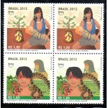 C3225/3226 Upaep 2012 - Mitos e Lendas - Guaraná e Mandioca 36.076 Mint