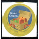 C3233 Natal - Auto-Adesivos "Caixa de Presentes" 36.086 Novo