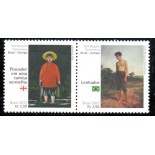 C3279/3278 Se-Tenant - Relçações Diplomáticas Geórgia - Arte e Cultura "Outra Posição"36.094 Mint