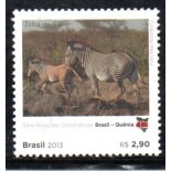 C3316 Relações Diplomáticas - Quênia - Zebra de Grevy 36.104 Mint