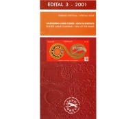 2001 Edital 03 Calendário Lunar Chinês - Ano da Serpente 36.205