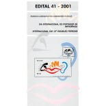 2001 Edital 41 Dia Internacional do Portador de Deficiência 36.243