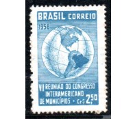 1958 C426 7ª Conferência do Congresso Interamericano de Municípios - RJ 36.263 Novo MARMORIZADO