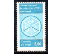 1963 C487 Semana Nacional de Educação 36.264 Novo MARMORIZADO