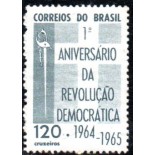 1965 C523 1° Aniversário da Revolução Democrática 36.268 Novo MARMORIZADO
