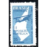 1965 C540 Semana da Asa e III Exposição Filatélica 36.269 Mint MARMORIZADO