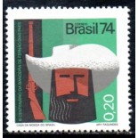 1974 C851 Tricentenário da Bandeira de Fernão Dias Paes 36.436 Mint