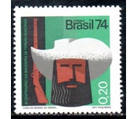 1974 C851 Tricentenário da Bandeira de Fernão Dias Paes 36.436 Mint