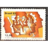 C1237 50 Anos do Ministério do trabalho 36.441 Mint