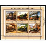 2001 Guiné Bissau - Locomotivas 36.582 Carimbado