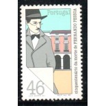 1985 Portugal - Cinquentenário da Morte de Fernando Pessoa 36.643 Novo com Goma