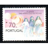 1992 Portugal - 75 Anos das Aparições de Fátima 36.661 Mint