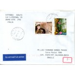 Itália 2011 Envelope com 2 selos 36.747