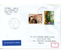 Itália 2011 Envelope com 2 selos 36.747