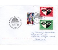 Itália 2009 Envelope com 3 selos 36.748