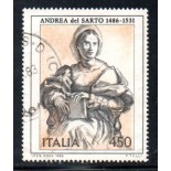Itália 1986 Andrea del Sarto 36.804 Carimbado