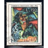 Italia 1976 Umberto Boccioni 36.807 Carimbado
