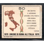 Itália 1970 Union di Roma All Itália 36.814 Novo com goma