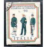 Itália 1974 200 Anos da Guardia di Finanza 36.817 Carimbado