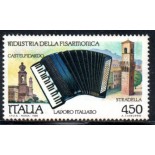 Itália 1989 Industria Della Fisarmonica 36.854 Novo Com Goma 