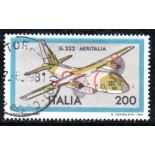 Itália 1981 Avião G.222 Aeritália 36.866 Carimbado