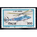 Itália 1981 Avião A.109 Agusta 36.867 Carimbado