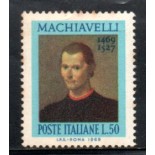 Itália 1969 Machiavelli 36.902 Novo com goma
