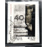 Itália 2014 Brescia - Pça Della36.903 no fragmento carimbado