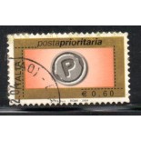 Italia Postaprioritária 36.908 carimbado, no fragmento