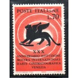 Italia 1962 30 ano da Instituição,Mostra Internacional de arte cinomatográfica Venezia 36.951 Mint