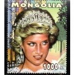 Mongólia 1990 Rainha Lady Dy 37.027 Carimbado
