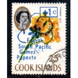 Cook Islands 1968 Rainha 37.038 Carimbado