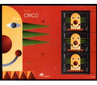 Circo - Europa 2002 Portugal Bloco "Açores"  Temas : Circo e Europa 37.054 Mint