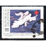 Argentina 1980 Centenário da Cruz Vermelha 37.090 Carimbado