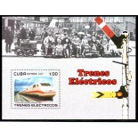 Cuba 2007 Trens Elétricos 37.108 Mint