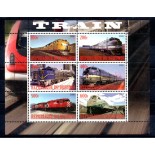 Locomotivas República do Burundi 2009 Trens 37.132 Mint