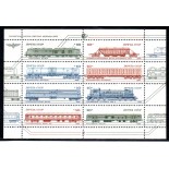 Locomotivas - Rússia 1985 - 37.143 Mint