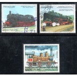 Locomotivas Paraguai 1985 Carimbados 37.206