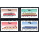 Locomotivas Alemanha Federal 1975 Novo com goma 37.213
