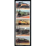 Locomotivas Buriatia 1990 Carimbo CTO 37.219