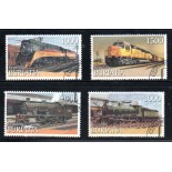 Locomotivas Buriatia 1990 Carimbo CTO 37.220