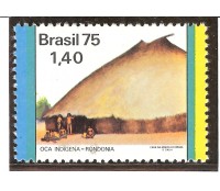 C883 Habitações no Brasil "O homem e o meio" A/D 1975 Mint 2932