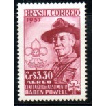 Escotismo Brasil 1957 Aéreo 37.235 Mint
