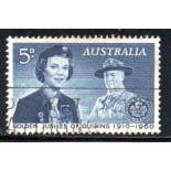Escotismo Austrália 1960 - 50 anos do escotismo feminino 37.237 Carimbado